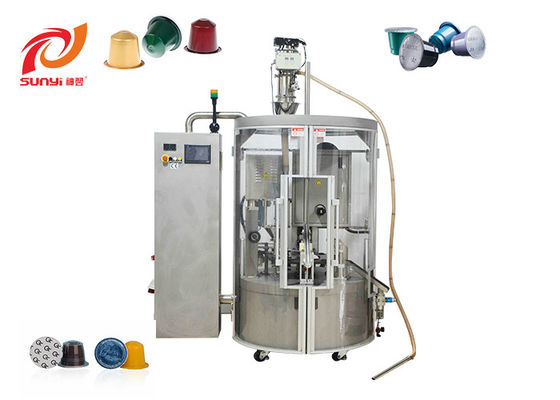 Macchina rotatoria di alluminio pneumatica di sigillamento del materiale da otturazione di Nespresso