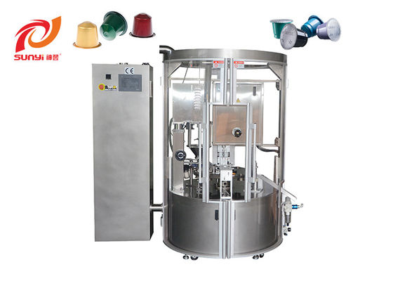 Macchina rotatoria di alluminio pneumatica di sigillamento del materiale da otturazione di Nespresso